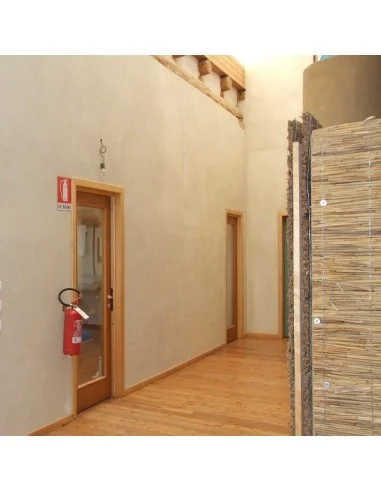 Intonaco In Calce e Cocciopesto Giallo in interno