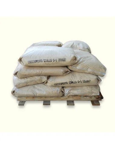 Cocciopesto giallo in sacchi da 25 kg