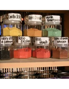 Terre colorate naturali pigmenti naturali