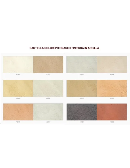 Intonachino rasatura fine in argilla - confezione da 25 kg